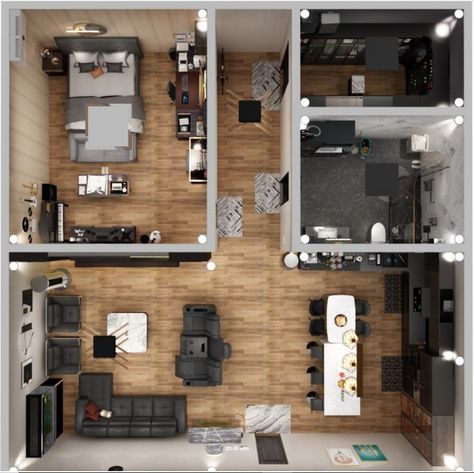 Modern floor design plan. Made in Coohome. #Modern #FloorPlan #Interior #Design #Home #Coohome #Condominium #Luxurious Modern Condominium Interior, Condominium Interior Design Luxury, Condominium Design Interior, Condo Layout Floor Plans, Condominium Floor Plan, Condominium Interior Design, Condominium Interior, Condominium Design, Modern Floor Plans