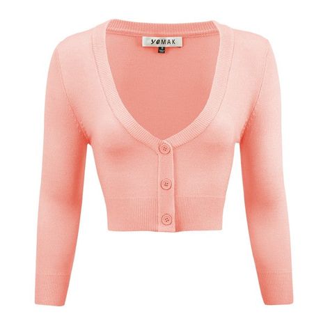 - 14"-16" Crop Length, 3/4 Sleeves, Button Down, V-Neck Bolero Shrug Knit Cardigan Sweater for Woman that Hits Upper Waist Point.- Various Vivid Color Choices with Sizes: Small, Medium, Large, X-Large, 1X (Plus), 2X (Plus), 3X (Plus), 4X (Plus).- High Quality Spandex Knit Cardigan Fits Well For Any Occasion.- Matches Well with Swing Skirts, Vintage Style Skirts, Dresses, and Pants.- Sexy, Retro and Perfect Cardigan Sweater Shrug for Vintage Inspired Fashion Lovers!Made In: ChinaFabric Contents: Vintage Style Skirts, Black Cropped Cardigan, Retro Cardigans, Perfect Cardigan, Looks Party, Vintage Inspired Fashion, Knit Cardigan Sweater, Vintage Inspired Outfits, Cardigan Sweaters For Women