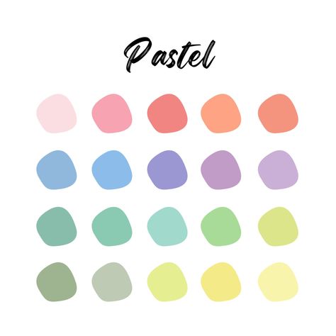 Digital Art Color Palette, Pastel Color Aesthetic, Pastel Digital Art, Art Color Palette, Yarn Color Combinations, Pastel Color Schemes, Color Aesthetic, Pastel Red, Favorite Paint Colors