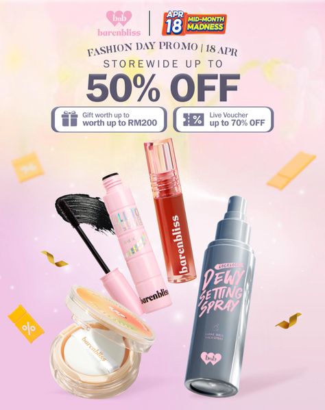 barenbliss Official Store Online, April 2024 | Shopee Malaysia Ads Inspiration, Promo Poster, Story Ig, Shopee Malaysia, April 2024, Design Inspo, Stay Tuned, Official Store, Sale Poster