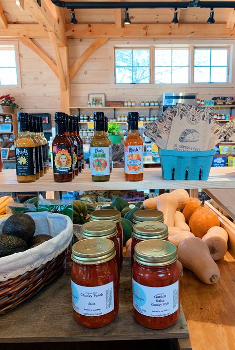 Farm Shop Ideas, Farm Bakery, Garden Salsa, Farm Store, Farm To Table, Beach Road, Farm Shop, Nut Butters, Farm Stand