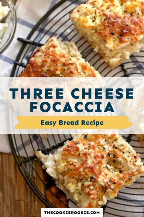 Cheese Focaccia Bread Recipe, Focaccia Bread Cheese, Asiago Cheese Focaccia Bread, Focaccia Cheese Bread, Homemade Cheese Bread Recipes, Asiago Foccacia Bread, Ficattia Bread, Bread Maker Focaccia Bread, Herbed Focaccia Bread