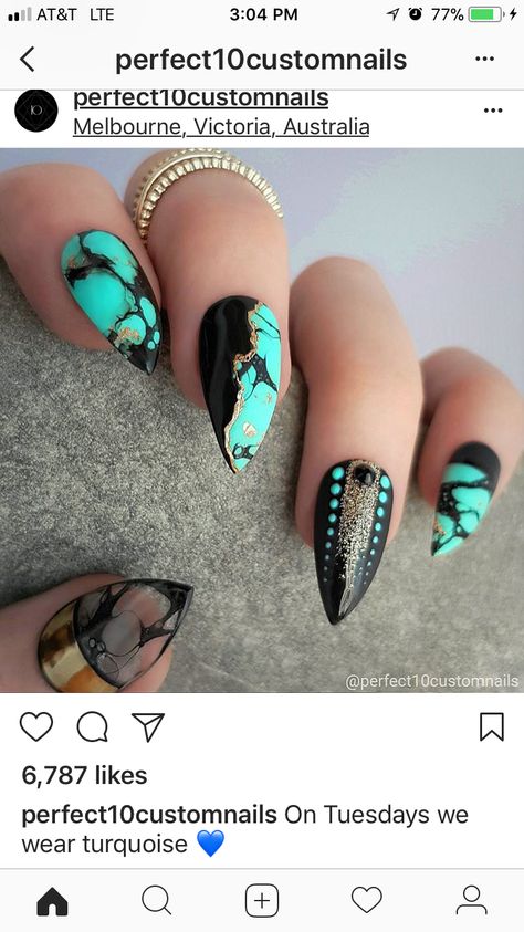 Shaping Nails, Inspirational Nails, Stiletto Nail Art, Shaped Nails, Marble Nail Art, Almond Shape Nails, Stiletto Nails Designs, Makijaż Smokey Eye, Ugly Duckling