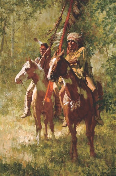 Show Preview | Jackson Hole Art Auction - Southwest Art Magazine Howard Terpning, Jackson Hole Art, Native American Horses, Jackson Wy, Contemporary Western, Horse Paintings, West Art, American Painting, Desert Painting