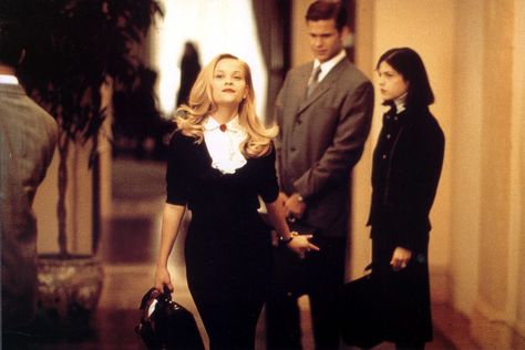 Reese Witherspoon, *Legally Blonde* (2001) National Bosses Day, Studera Motivation, Law School Inspiration, Walking Down The Street, Boss' Day, Minimalist Movie Poster, Elle Woods, Legally Blonde, Reese Witherspoon