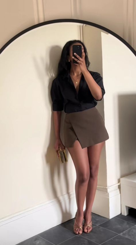 #classy #nightoutfit Nude Heels Outfit Classy, Black Femininity Classy, Modest Club Outfits, Nude Heels Outfit, Trendy Date Night Outfit, Outfit Classy, Heels Outfits, Black Femininity, Classy Style