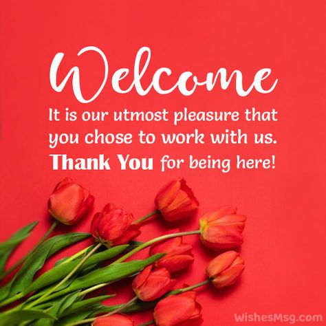 welcome message to employee Welcoming New Employees To Work, Welcome Message For New Employee, Welcome Message For Customers, New Employee Welcome Ideas, New Job Wishes, Welcome New Employee, Employee Quotes, Welcome To Our Team, Welcome Quotes