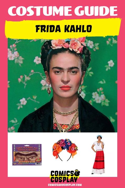 Frida Kahlo Outfit, Frieda Kahlo Costume, Frida Kahlo Kostüm Diy, Frida Khalo Costume, Frida Khalo Halloween Costume, Frida Kahlo Costume Ideas, Frida Kahlo Costume Diy, Frida Kahlo Diy Costume, Frida Halloween Costumes