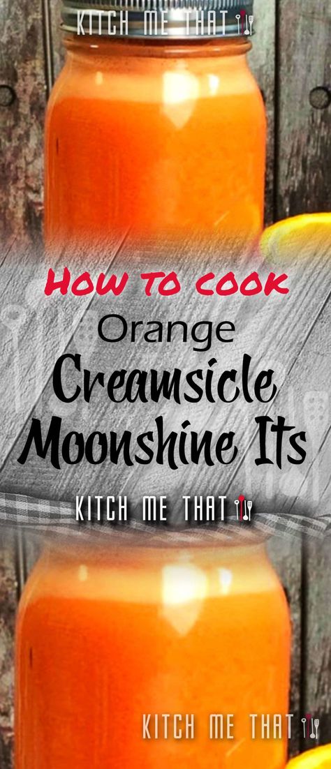 Mouthwatering Orange Creamsicle Moonshine – Easy To Make!! | Orange Creamsicle Orange Creamsicle Moonshine, Creamsicle Moonshine, Apple Pie Moonshine Recipe, Homemade Liqueur, Homemade Moonshine, Moonshine Cocktails, Moonshine Recipe, Apple Pie Moonshine, Vanilla Coffee Creamer