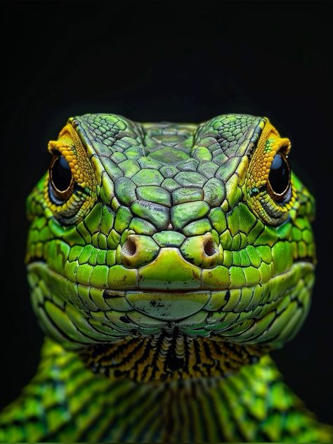 Animal Close Up, Colorful Lizards, Green Lizard, Wild Animals Pictures, Cute Reptiles, Image Nature, Creature Feature, Reptiles And Amphibians, Draw On Photos