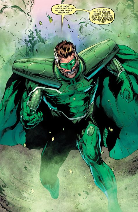 Click to embiggen! Parallax Green Lantern, Green Lantern Hal Jordan, Hal Jordan, Green Lantern Corps, Lantern Corps, Arte Dc Comics, New 52, Dc Comics Artwork, Red Lantern