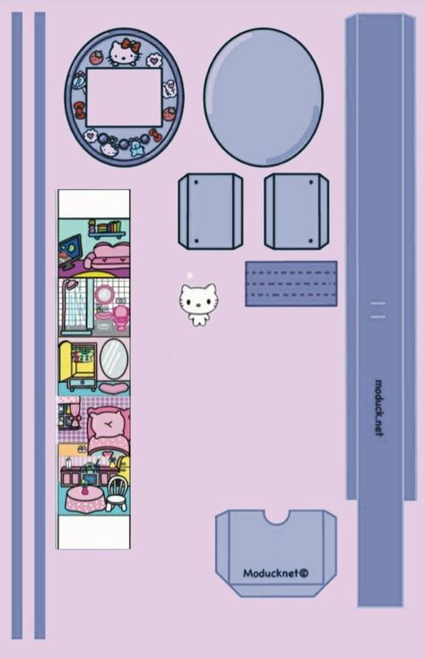 Tamagotchi Template, Lego Memes, Paper Doll Printable Templates, Hello Kitty Printables, Paper Dolls Clothing, Hello Kitty Crafts, Paper Toys Template, Cool Paper Crafts, Easy Paper Crafts Diy