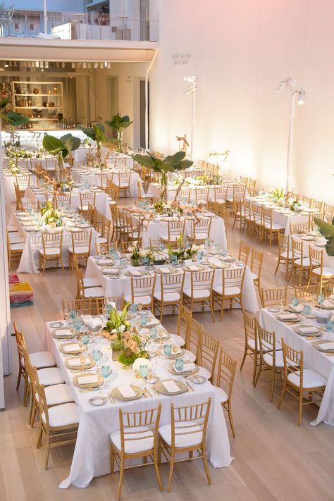 How amazing is this reception! #blisschicago #weddings #artinstitute #dinner #guestseating Wedding Reception Tables Layout, Wedding Table Layouts, Wedding Reception Layout, Reception Layout, Wedding Reception Seating, Table Arrangements Wedding, School Decor, Reception Seating, Tables And Chairs