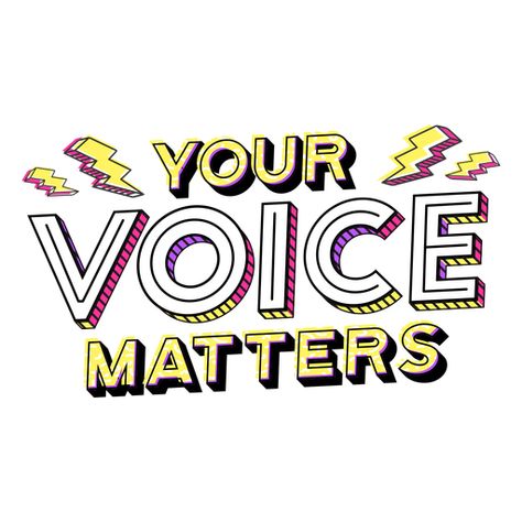 Your voice matters lettering #AD , #voice, #lettering, #matters A Levels, Your Voice Matters, Pe Lessons, Student Voice, Youth Of Today, Protest Art, Classroom Quotes, Flyer Ideas, Mo Design