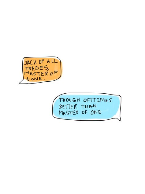 Jack Of All Trades Master Of None, Cricut Clothing, Master Of None, Park Benches, Jack Of All Trades, Full Quote, How To Train Your Dragon, First Tattoo, How To Train Your