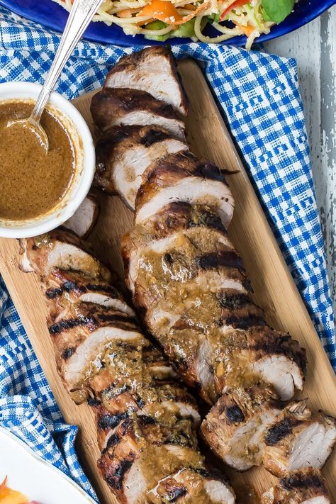 Southern Style Pork Tenderloin - Weelicious Mustard Pork Tenderloin, Pork Tenderloin Sandwich, Cooking Pork Tenderloin, Thyme Recipes, Marinated Pork Tenderloins, Christmas Dinner Menu, Pork Sliders, Summer Grilling Recipes, Bbq Pulled Pork