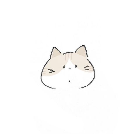 Cute Cat Pfp Aesthetic Drawing, Cute Icons Cat, Cute Doodle Icons, Dibujos Soft Cute, 심플한 그림, Arte Do Kawaii, Doodle Design, Cat Doodle, 강아지 그림