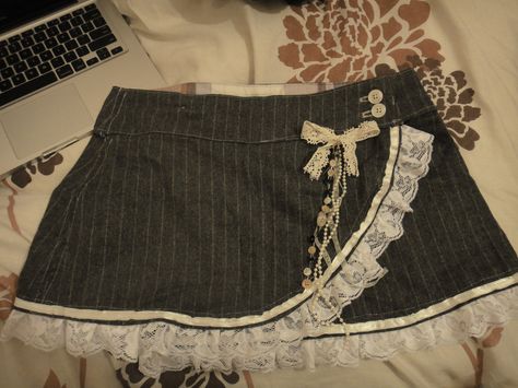 Coquette Skirts, Lace Outfits, Skirt Diy, Fatal Frame, Vintage Skirts, Made From Scratch, U Can, Dream Clothes, Fashion Killa