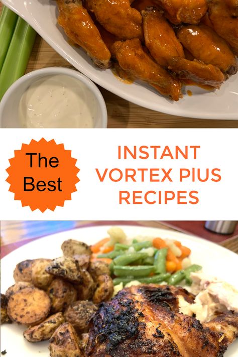 Visit our list of the best Instant Vortex Plus recipes. From chicken, to beef, to vegetables, to pork, or to dessert, this list has something for everyone. Even low carb and keto. Pay it a visit and get cooking with your 7 in 1 Instant Vortex Plus air fryer, made by the makers of the Instant Pot! instantpotcooking Insta Vortex Plus Recipes, Instapot Vortex Plus Recipes, Instant Vortex Pro Recipes, Instant Pot 10qt Vortex Plus Air Fryer Oven Recipes, Vortex Instant Pot Air Fryer Recipes, Instant Pot Omni Plus Air Fryer Toaster Oven Recipes, Instant Omni Plus Recipes, Instant Vortex Plus Recipes, Instant Pot Vortex Air Fryer Recipes