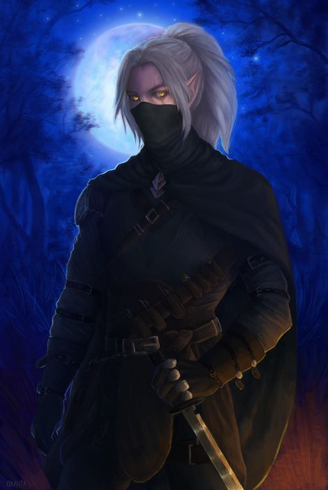 Rogue Character, Portrait Male, Dnd Elves, Male Elf, Elf Warrior, Elf Characters, Anime Elf, Elves Fantasy, Elf Art