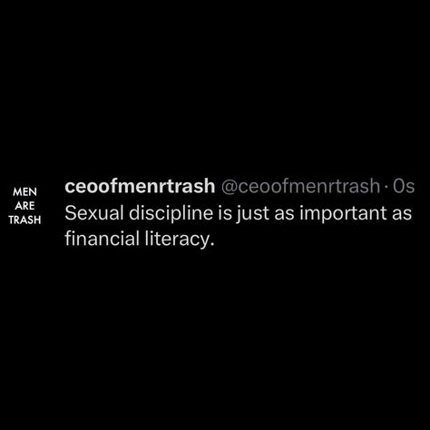 Sexual discipline is just as important as financial literacy. Discipline Quotes, Winter Is Here, Financial Literacy, Literacy, Quotes, Quick Saves