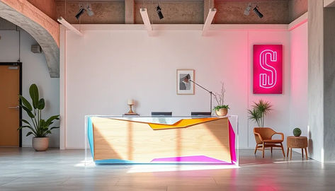 Reception Desk design ideas Reception Desk Design Ideas, Desk Design Ideas, Front Desk Design, Reception Desk Design, Reception Desks, Art Desk, Reception Desk, Desk Design, Of Ideas