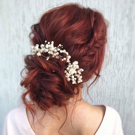 behindthechair.com on Instagram: “* G i n g e r l y 🎋 ... 1st feature on #behindthechair by @julia_alesionok #wedding #upstyle #btcjulia_alesionok #ginger #redhair” Ginger Bridal Hair, Wifi Hair, Ginger Bride, Red Hair Updo, Bridal Hair Updo With Veil, Boho Bridal Hair, Bright Red Hair, Bridal Hair Updo, Bride Hair