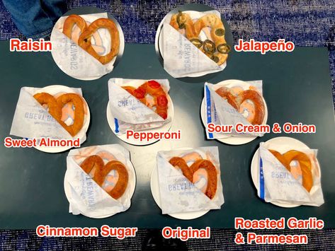 Auntie Annes, Almond Paste, Caramelized Sugar, Spice Cabinet, Sour Cream And Onion, Roasted Almonds, Garlic Parmesan, Taste Testing, Cinnamon Sugar