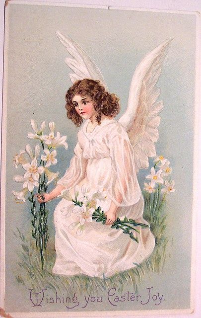 antique easter postcards | Vintage Easter Postcard Vintage Easter Postcards, Vintage Easter Cards, Retro Printables, Easter Postcards, Easter Images, Fairy Artwork, Easter Blessings, Easter Parade, Easter Traditions