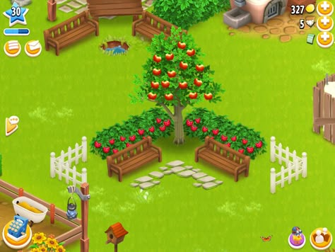 Hayday Layout Ideas Low Level, Hayday Fields Design, Hay Day Farm Design Ideas Simple, Hay Day Entrance Design, Hayday Farm Design Cute Low Level, Hay Day Garden Design, Hayday Pigs Design, Hay Day Dog House Ideas, Cute Hay Day Farms