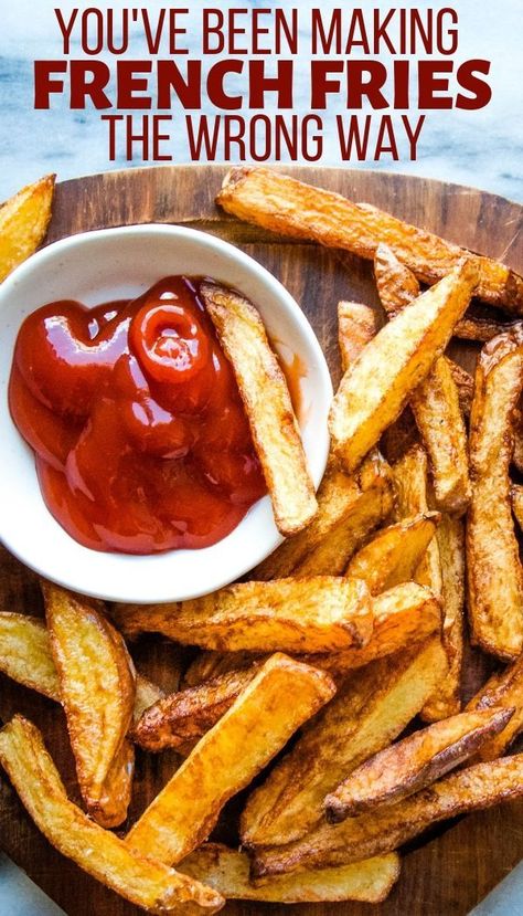 Healthy French Fries Alternative, Fries Alternative, Healthy French Fries, Perfect Potatoes, Eating Gluten Free, Homemade Fries, Making French Fries, French Fries Recipe, Fantastic Recipes