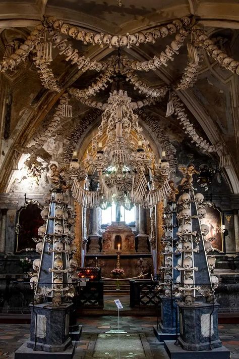 Credit: Kutna Hora Bone Church (Sedlec Ossuary) How To Visit 2023 (delveintoeurope.com) Underground Architecture, Sedlec Ossuary, Day Trips From Prague, Saint Barbara, Cesky Krumlov, Easy Day, Architectural Inspiration, Unesco World Heritage, How To Level Ground