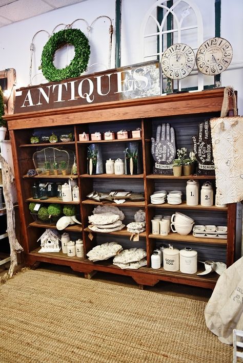 Found Cottage, Antique Store Displays, The Found Cottage, Vintage Booth Display, Flea Market Booth, Vintage Store Displays, Antique Booth Displays, Antique Mall Booth, Antique Booth Ideas