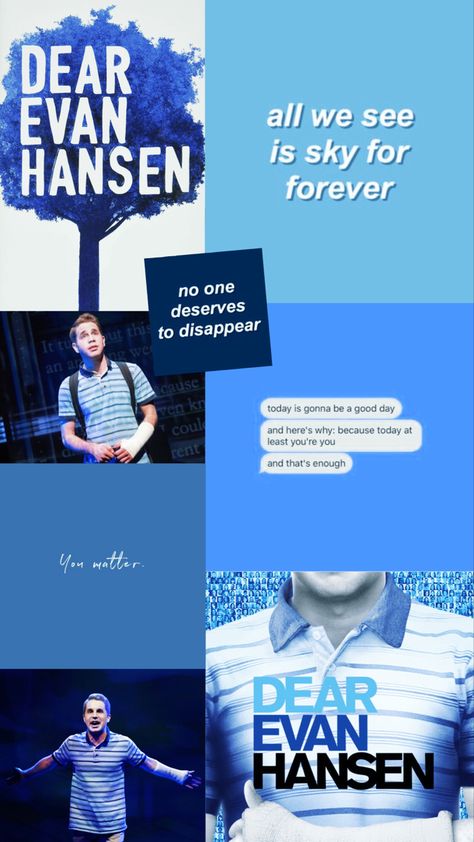 Dear Evan Hansen Aesthetic Wallpaper, Deh Wallpapers, Broadway Aesthetic Wallpaper, Musical Theatre Aesthetic Wallpaper, Evan Hansen Aesthetic, Dear Evan Hansen Aesthetic, Dear Evan Hansen Wallpaper, Dear Evan Hansen Movie, Dear Evan Hansen Lyrics