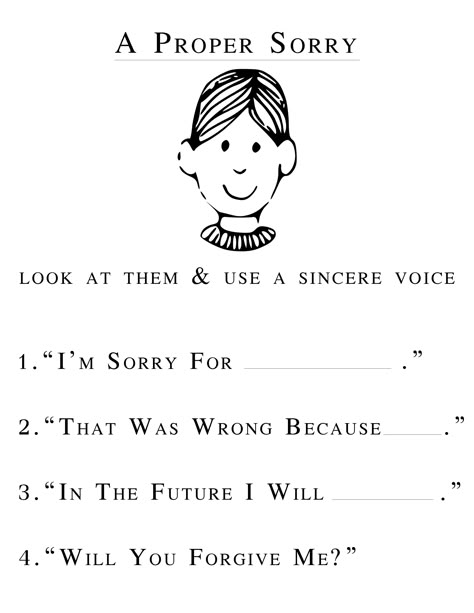 I just made this to put up in my house. I love this idea. So important for us all to learn! Idea came from this website: http://www.cuppacocoa.com/a-better-way-to-say-sorry/ Ways To Say Sorry, Parenting Help, Kids Behavior, Saying Sorry, School Counseling, Positive Parenting, Social Emotional, Raising Kids, Emotional Health