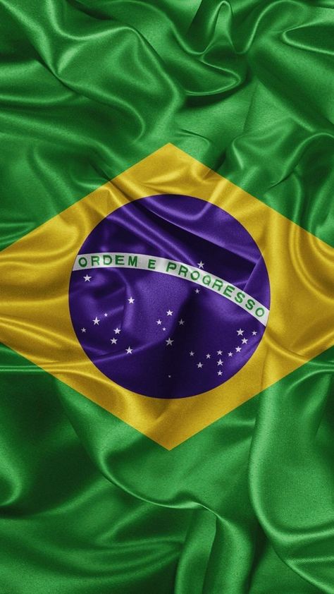 Brazil Wallpaper, Green Wallpapers, Brazil Flag, National Symbols, Green Yellow Blue, Phone Wallpaper For Men, Cool Anime Wallpapers, Sports Clubs, Poster Maker