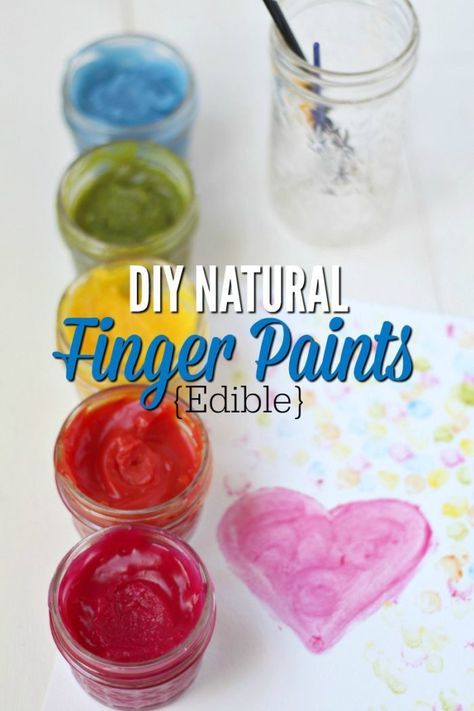 This homemade finger paint recipe is made with all-natural ingredients and are safe to eat, perfect for little ones who put their hands in their mouth. Finger Paint Recipe, Infant Projects, Edible Finger Paint, Homemade Finger Paint, Finger Painting For Kids, Paint Recipe, Finger Paints, Homemade Paint, Eco Kids