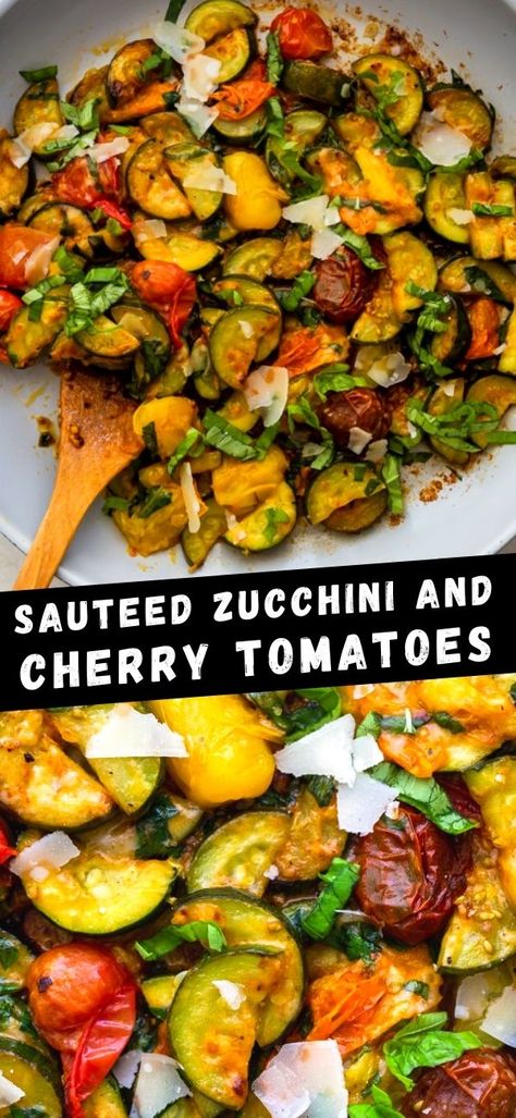 Tomatoes With Basil, Late Summer Garden, Sauteed Tomatoes, Fresh Herb Recipes, Cherry Tomato Recipes, Zucchini Tomato, Fresh Tomato Recipes, Corn Dishes, Meat Pasta