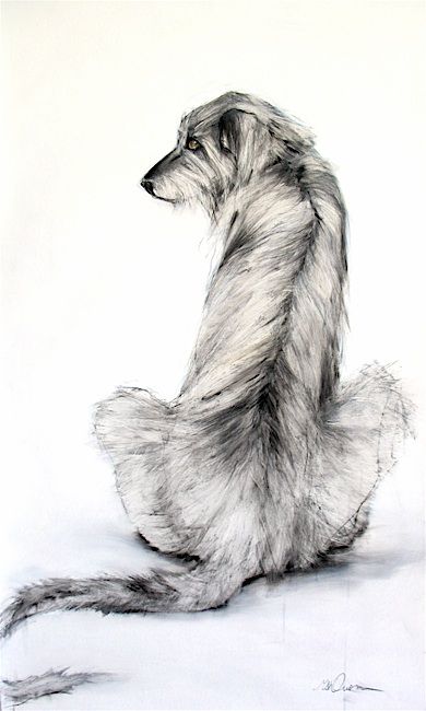 Wolfhound | Michelle Dawson Irish Wolfhound Dogs, Wolfhound Dog, Irish Wolfhounds, Art Fairs, Animal Portraits Art, Irish Wolfhound, Dog Illustration, Arte Animal, Dog Drawing