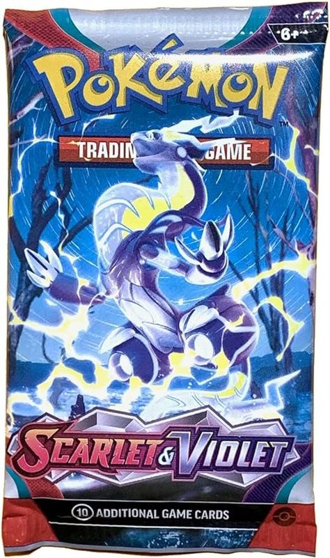 Amazon.com: Pokemon TCG: Scarlet & Violet Booster Pack : Toys & Games Pokemon Packs, Trendy Toys, Scarlet Violet, Gift Ideas For Family, Pack Design, Pokemon Card, Pokémon Tcg, Takara Tomy, Pack Of Cards