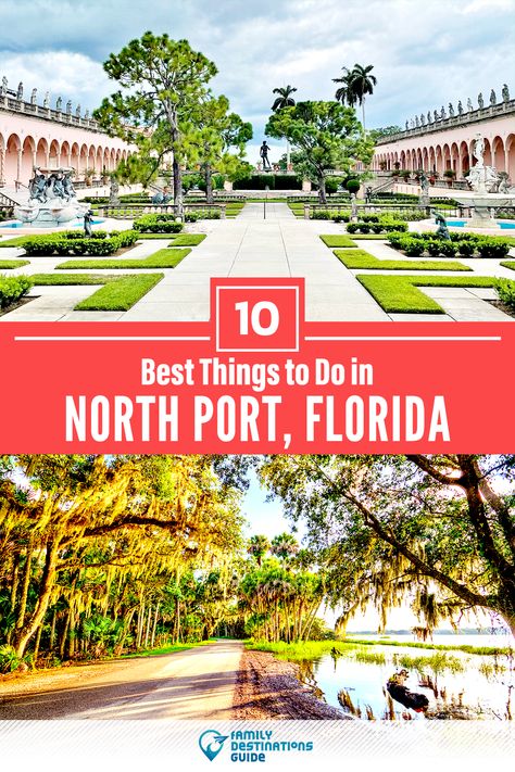 Want to see the most incredible things to do in North Port, FL? We’re FamilyDestinationsGuide, and we’re here to help: From unique activities to the coolest spots to check out, discover the BEST things to do in North Port, Florida - so you get memories that last a lifetime! #northport #northportthingstodo #northportactivities #northportplacestogo Port Charlotte Florida Things To Do In, Florida Tourist Attractions, Manasota Key, New Port Richey Florida, North Port Florida, Port Charlotte Florida, Port Richey Florida, Englewood Florida, Florida Attractions