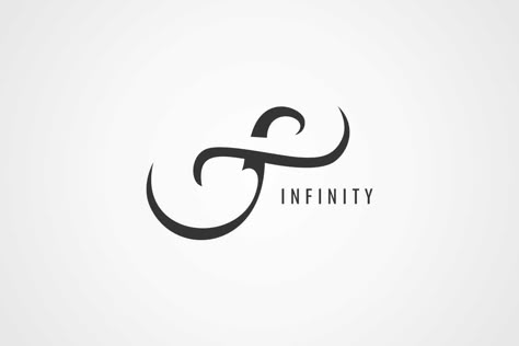 Infinite Logo Design, Logo Design Infinity, Infinite Logo, Logo Infinity, Infinity Logo, Infinity Design, Hand Logo, Brand Fonts, Logo Design Creative