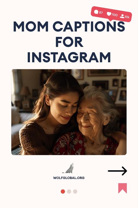 Promotional graphic for "Mom Captions for Instagram" featuring a young woman hugging an elderly woman.
List of endearing captions about motherhood with checkmarks and a call-to-action button.
A smiling woman using a laptop with social media engagement graphics and an invitation to join an Instagram pod. Caption For Pic With Mom, Grandma Captions Instagram, Caption For Mom Instagram, Mother’s Day Caption Ideas, Mom Captions Instagram, Mom Captions For Instagram, Mom Captions, Caption For Mom, Mom Selfies