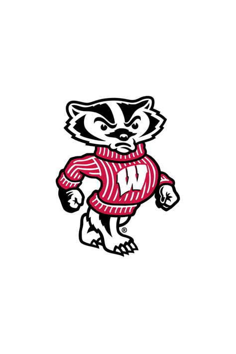 Iphone Wallpaper Size, Badgers Logo, Wisconsin Badgers Football, Wisconsin Badgers Logo, Big Ten, Wisconsin Badgers, Iphone Wallpapers, Football Fans, Iphone X