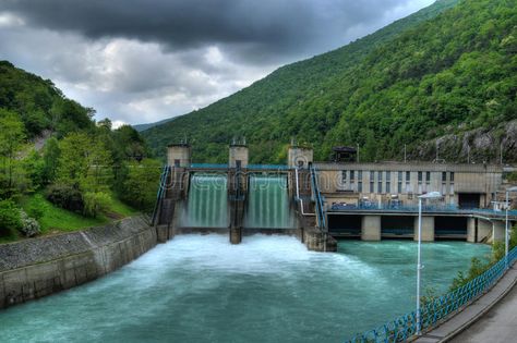 Hydro electric power plant. After rain , #AFFILIATE, #electric, #Hydro, #power, #rain, #plant #ad Hydro Power Plant, Hydro Power, Hydroelectric Power Plant, Solar Energy Diy, Hydroelectric Power, Hydro Electric, Green Technology, Wind Energy, Sustainable Energy