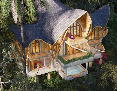 Check out new work on my @Behance profile: "Balinese 3 Bedroom Villa" http://be.net/gallery/205669001/Balinese-3-Bedroom-Villa Bamboo Villa, Resort Design Plan, Yoga Shala, Designer House, Resort Design, Architectural House Plans, Architecture Model Making, Eco House, Model Making