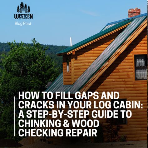 Are you facing gaps in your log cabin or log home? Don't worry! Here's a step-by-step guide on how to fill gaps in your login cabin and wood checking repair! ➡️ https://westernloghomesupply.com/blogs/resources/how-to-fill-gaps-and-cracks-in-your-log-cabin-a-step-by-step-guide-to-chinking-wood-checking-repair Fireplace Cleaner, Wood Deck Stain, Stain Guide, Interior Wood Stain, Exterior Wood Stain, Fire Pit Kit, Red Cedar Wood, Wood Repair, Log Siding