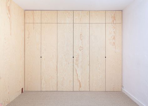 Plywood Interior, Wooden Closet, Plywood Walls, Interior Minimalista, Wall Closet, 아파트 인테리어, Plywood Furniture, Wood Interiors, Wardrobe Doors