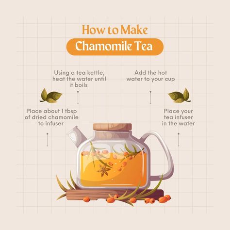 Templates Chamomile Tea Benefits, Brochure Food, Wellness Shop, Natural Calm, Herbal Teas Recipes, Perfect Cup Of Tea, Herbal Tea Blends, Tea Benefits, Herbal Infusion