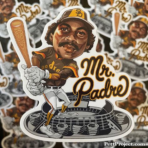 San Diego Padres Sticker || Tony Gwynn Mr. Padre vinyl decal stickers laptop 2 San Diego Baseball, Baseball Decals, Tony Gwynn, Stickers Laptop, Die Cut Sticker, San Diego Padres, Laptop Decals, Laptop Decal, Laptop Stickers